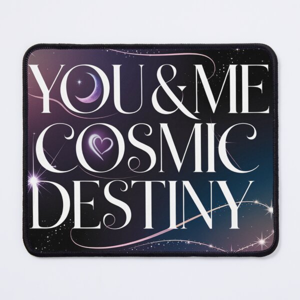Item preview, You & Me, Cosmic Destiny - Romantic Celestial Typography designed and sold by IndianShopper.