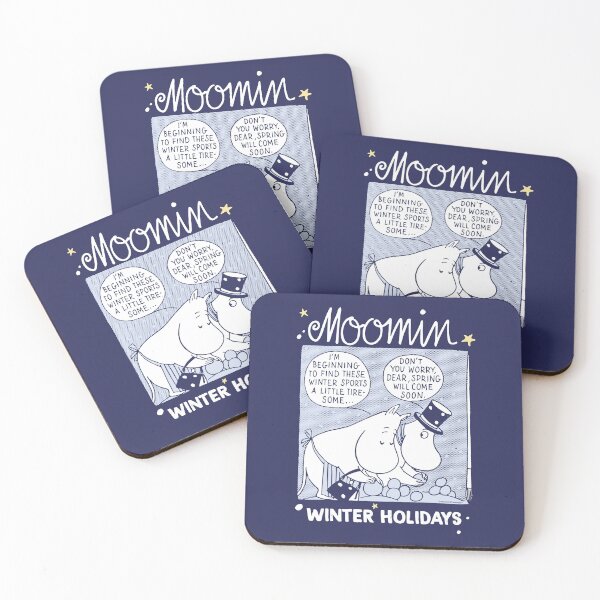 Artikelvorschau, Mumin Muminpappa & Muminmamma Winterferien-Comic entworfen und verkauft von MoominStore.