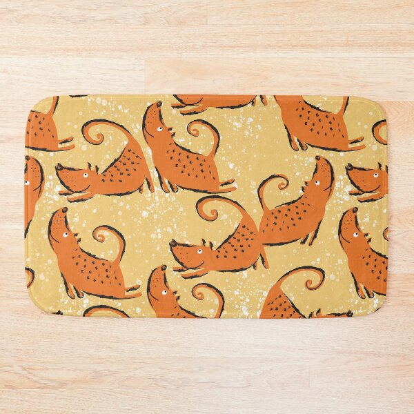 Item preview, Orange yoga dog designed and sold by KOUZZA.