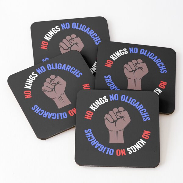 Item preview, no kings no oligarchs designed and sold by TEEJAMBOREE.