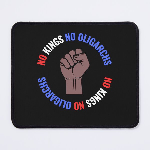 Item preview, no kings no oligarchs designed and sold by TEEJAMBOREE.