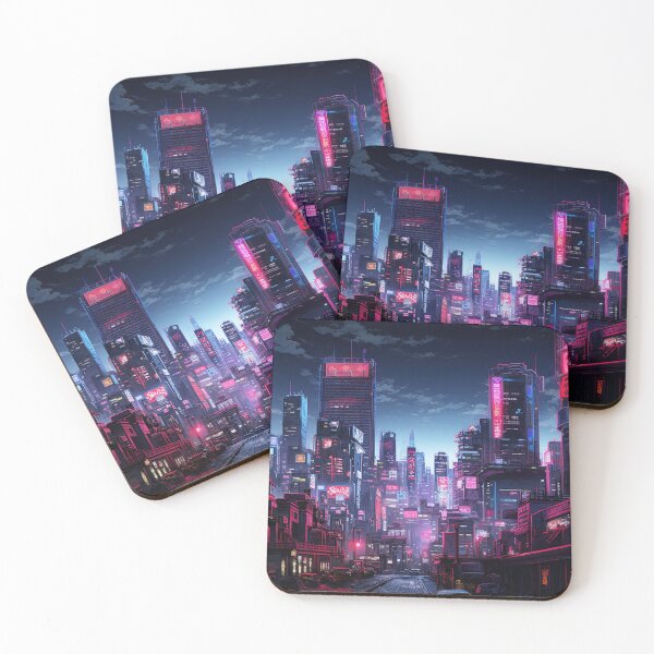 Item preview, Cyberpunk Tokyo Night Street designed and sold by Takeda-art.