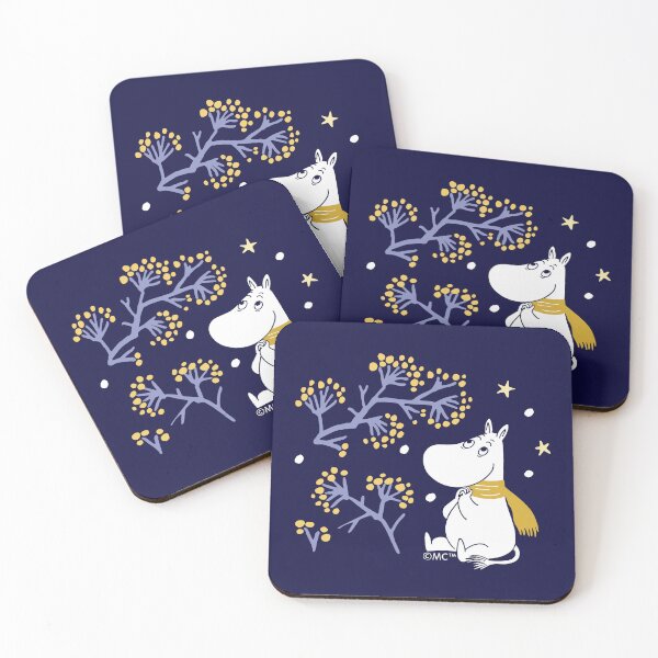 Item preview, Moomin Moomintroll Watching The Snow Winter designed and sold by MoominStore.