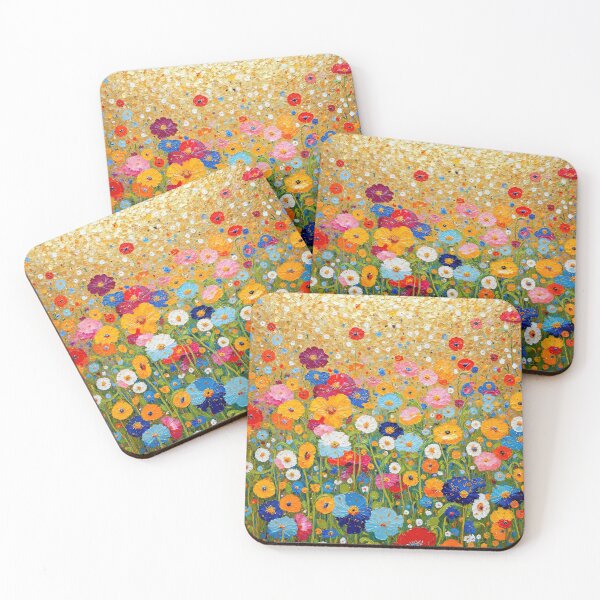 Item preview, Gustav Klimt Flowers designed and sold by maniacfitness.