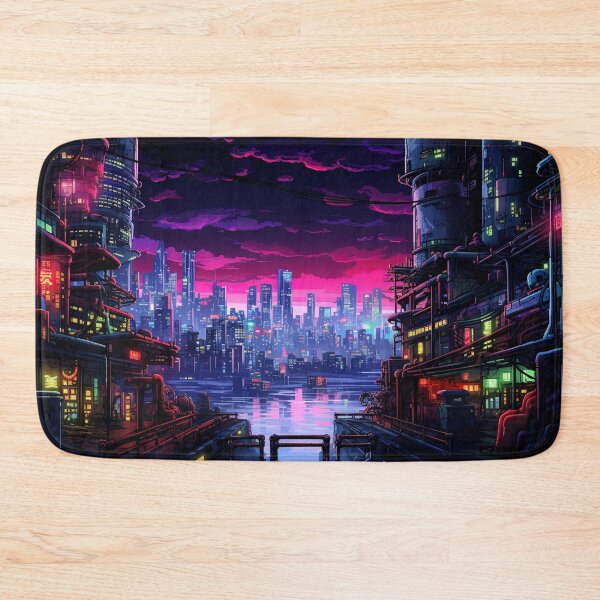 Item preview, Cyberpunk City Waterfront designed and sold by Takeda-art.