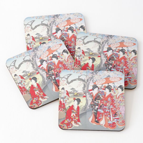 Item preview, Chiyoda Ooku Hanami by Yoshitoshi Yoshu designed and sold by store-wasabi.