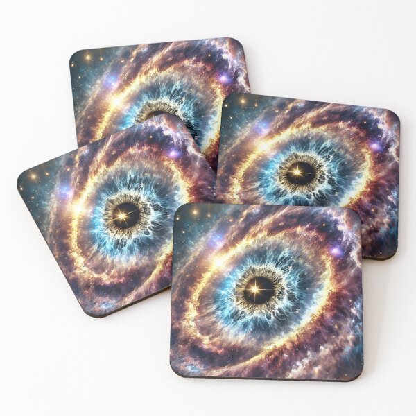 Item preview, The Cosmic Watcher: Eye of the Universe designed and sold by AbstractAnom.