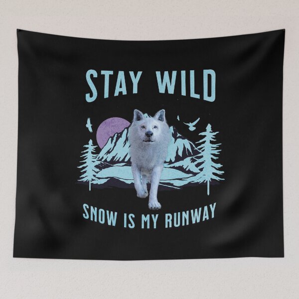 Item preview, Stay Wild Arctic Wolf  designed and sold by Vac1.