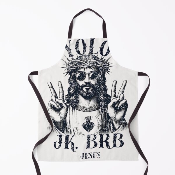 Item preview, Funny Jesus Easter Vintage YOLO JK BRB Christian Resurrection Tee designed and sold by boundlessly2art.