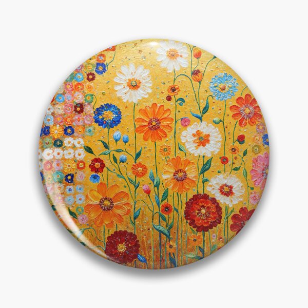 Item preview, Gustav Klimt Flowers designed and sold by maniacfitness.