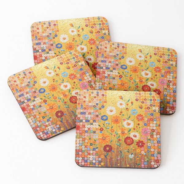 Item preview, Gustav Klimt Flowers designed and sold by maniacfitness.