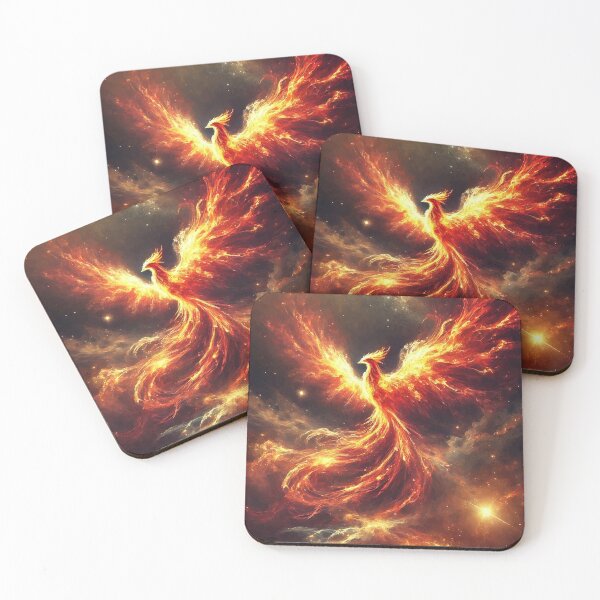 Item preview, Celestial Rebirth: The Phoenix Nebula designed and sold by AbstractAnom.