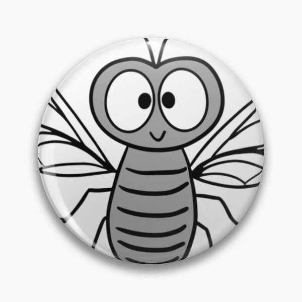 Item preview, "Minimalist Funny Cartoon Fly | Quirky Insect Art Drawing" designed and sold by IINSPIRA.