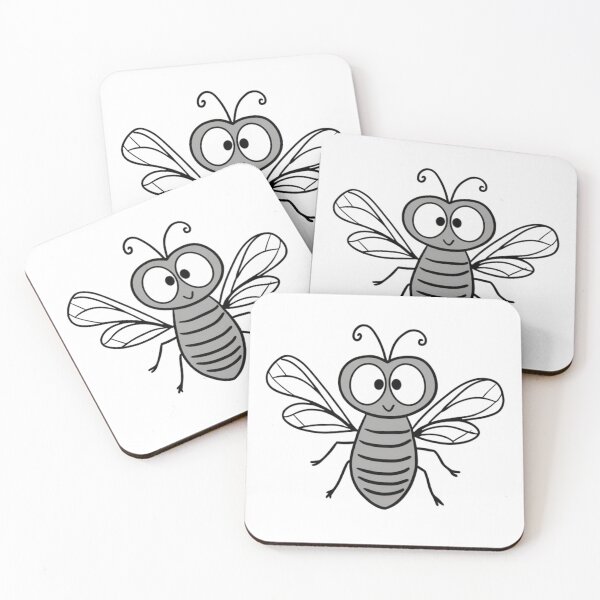 Item preview, "Minimalist Funny Cartoon Fly | Quirky Insect Art Drawing" designed and sold by IINSPIRA.