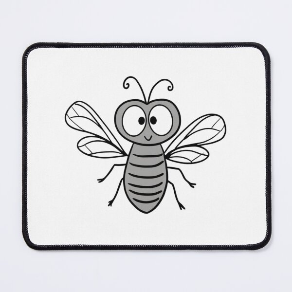 Item preview, "Minimalist Funny Cartoon Fly | Quirky Insect Art Drawing" designed and sold by IINSPIRA.