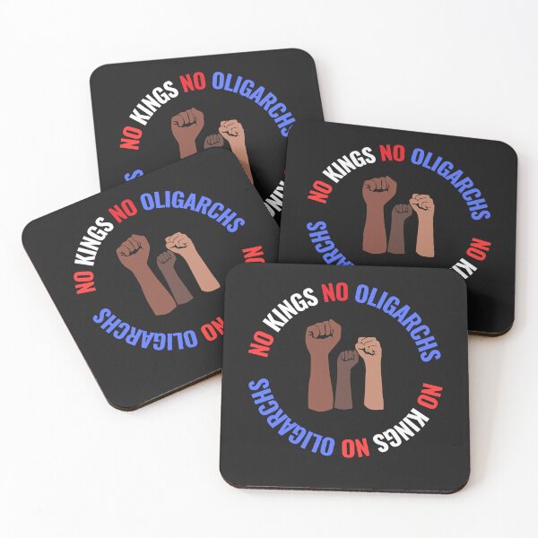 Item preview, no kings no oligarchs designed and sold by TEEJAMBOREE.