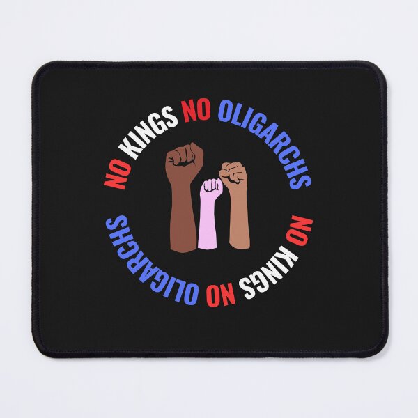 Item preview, no kings no oligarchs designed and sold by TEEJAMBOREE.