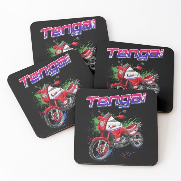 Item preview, Kawasaki KLR650 Tengai 1989 (Red & White) for Motorcycle Riders designed and sold by MotoApparelHub.