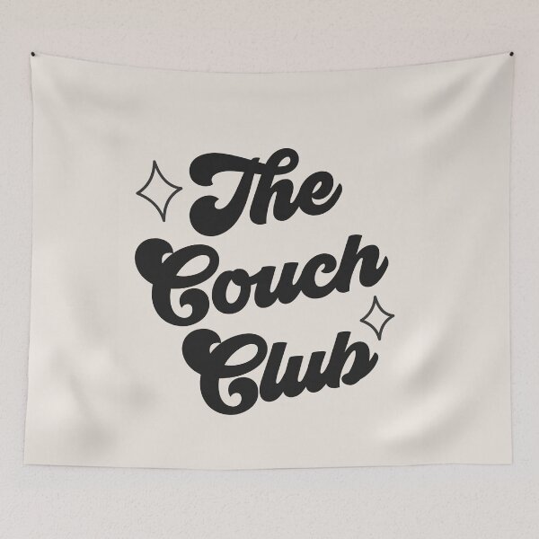 Item preview, The Couch Club Quote designed and sold by Paigaam.