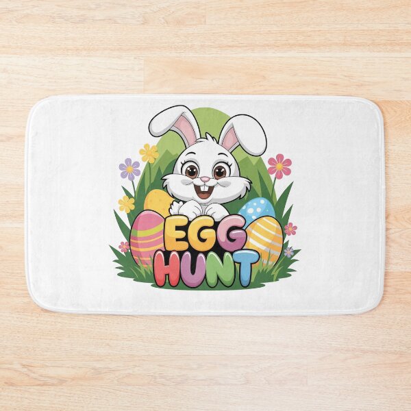 Item preview, White Bunny Rabbit, Egg Hunt designed and sold by WikaKowalczyk.