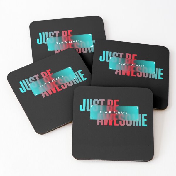 Item preview, Just Be Awesome - Inspirational Typography Design designed and sold by redwolf92.