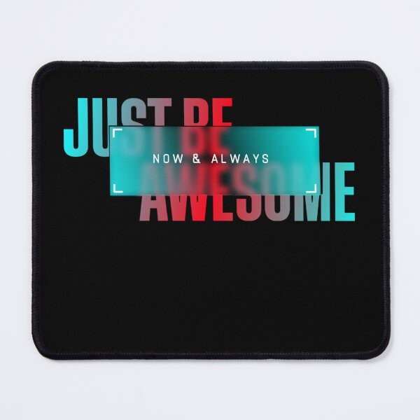 Item preview, Just Be Awesome - Inspirational Typography Design designed and sold by redwolf92.