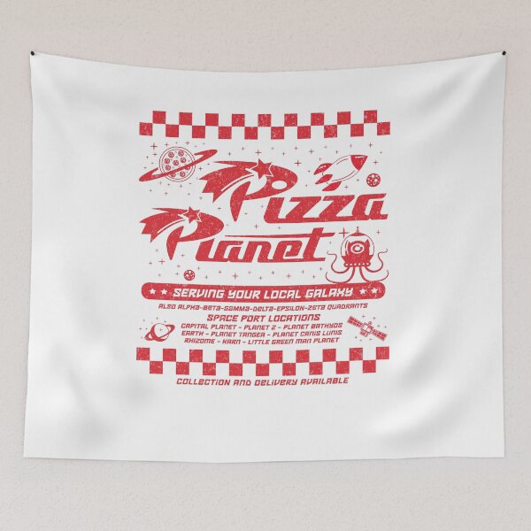 Artikelvorschau, Pizza Planet T-Minus 30 entworfen und verkauft von Candywrap Studio.