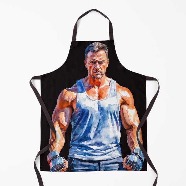 Item preview, Fit and handsome fighter with steel knuckle gloves poised for action. designed and sold by paiteen09.