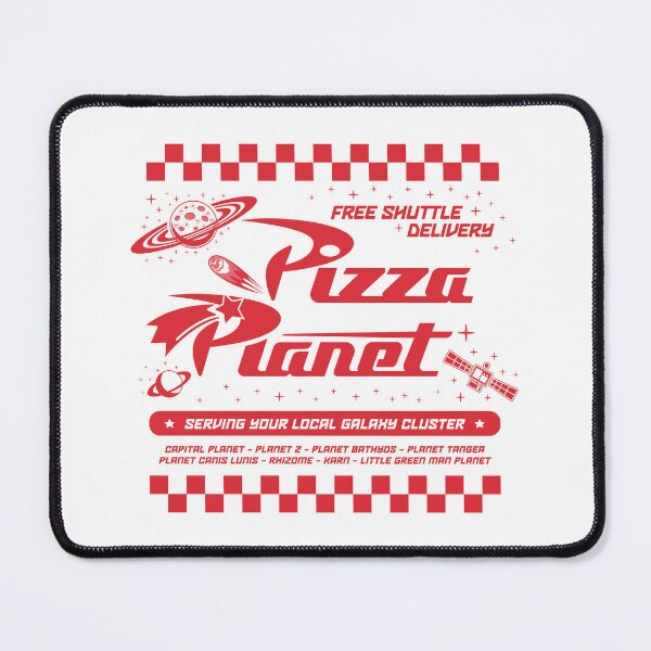 Item preview, Pizza Planet Free Shuttle Delivery designed and sold by Candywrap Studio.