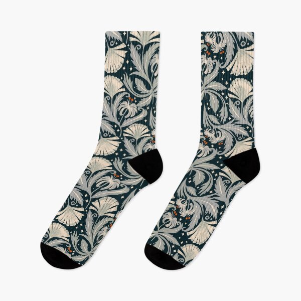 Item preview, Vintage Botanica Midnight Black - Heritage Revival Floral  designed and sold by susycosta.