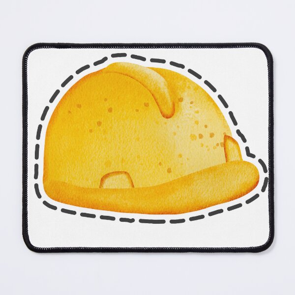 Item preview, Yellow Hard Hat - Watercolor Sticker Art designed and sold by Pichitsak1415.