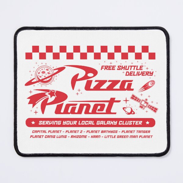 Item preview, Pizza Planet Serving Your Local Galaxy Cluster designed and sold by Candywrap Studio.