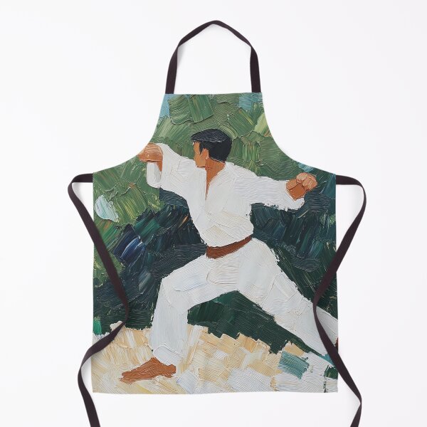 Item preview, Capoeira fighter | Post-impressionist painting style designed and sold by ComicsFactory.