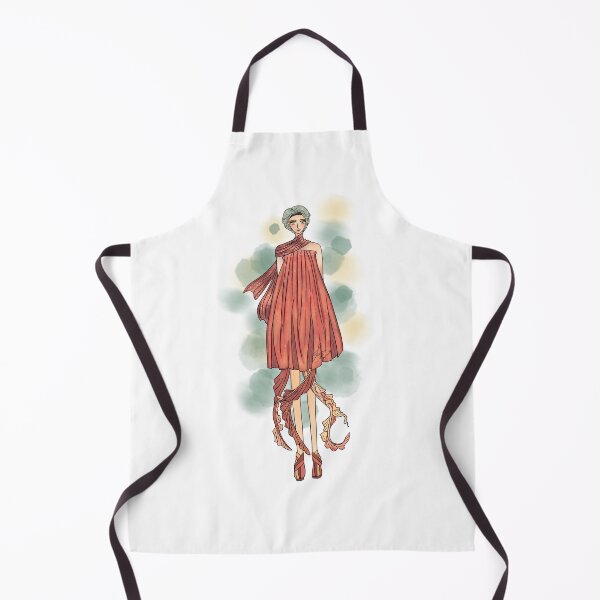 Item preview, Fashion illustration ~ jelly fish theme dress designed and sold by tenkenryujin.