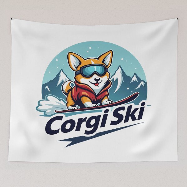 Item preview, Corgi Ski designed and sold by zoughlal.