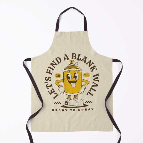 Item preview, Let's find a blank wall, spray paint can character designed and sold by adipra.