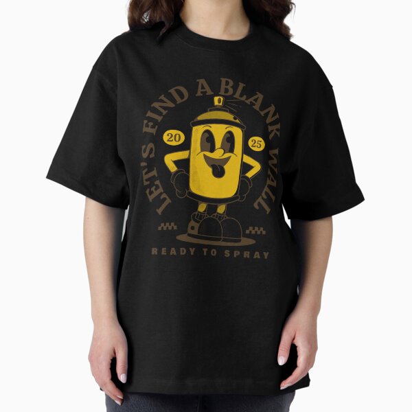 Item preview, Let's find a blank wall, spray paint can character designed and sold by adipra.