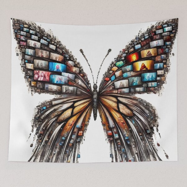 Item preview, Digital Metamorphosis: The Butterfly of Infinite Stories designed and sold by AbstractAnom.