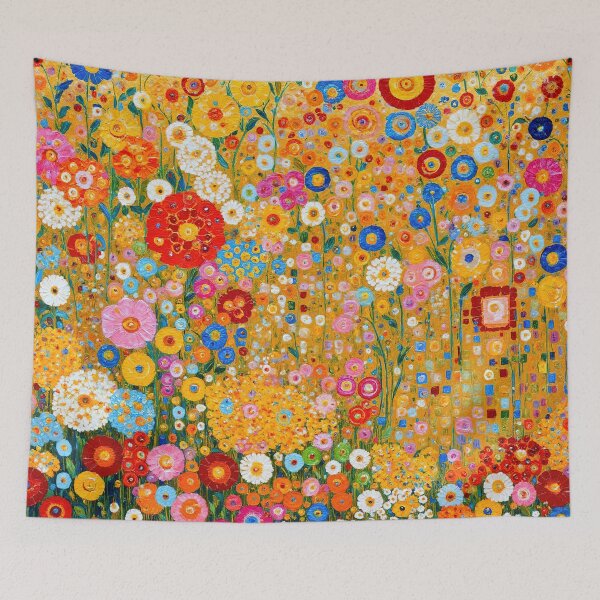Item preview, Gustav Klimt Flowers designed and sold by maniacfitness.