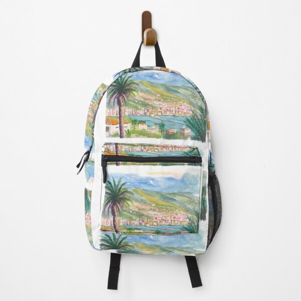Item preview, Santa Cruz de la Palma Coastal View with Palms and Hills designed and sold by artshop77.