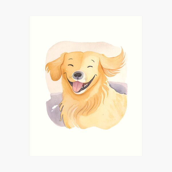 Item preview, Watercolour Golden Retriever Dog designed and sold by TheresaNicole.