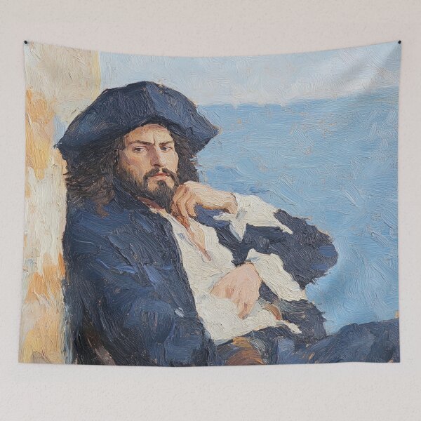 Item preview, Captain Henry Morgan | Post-impressionist painting style designed and sold by ComicsFactory.