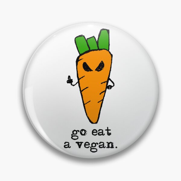 Item preview, ink doodle –  funny carrot - Caroth –  Go eat a vegan designed and sold by LiveForever.