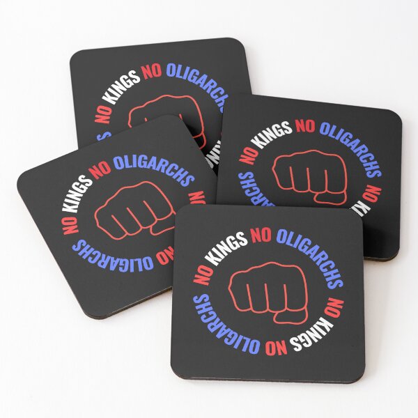 Item preview, no kings no oligarchs designed and sold by TEEJAMBOREE.