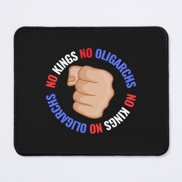 Item preview, no kings no oligarchs designed and sold by TEEJAMBOREE.