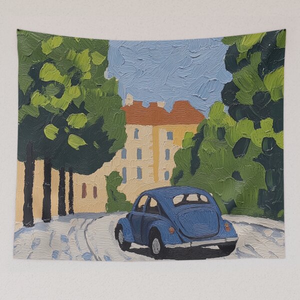 Item preview, Car | Post-impressionist painting style designed and sold by ComicsFactory.