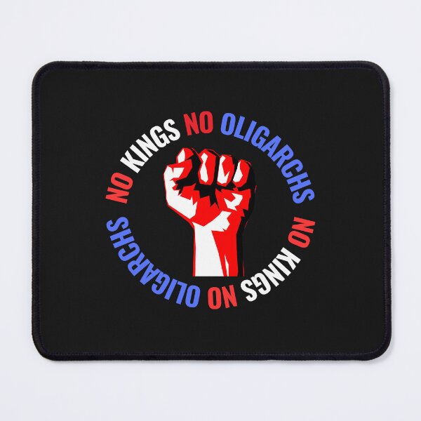Item preview, no kings no oligarchs designed and sold by TEEJAMBOREE.
