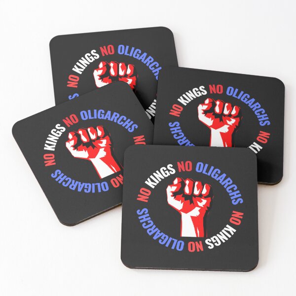 Item preview, no kings no oligarchs designed and sold by TEEJAMBOREE.