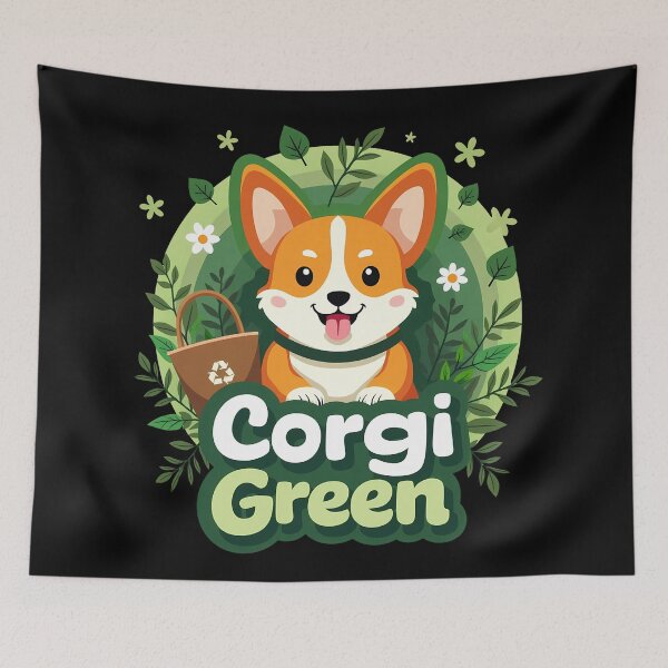 Item preview, Corgi Green designed and sold by zoughlal.