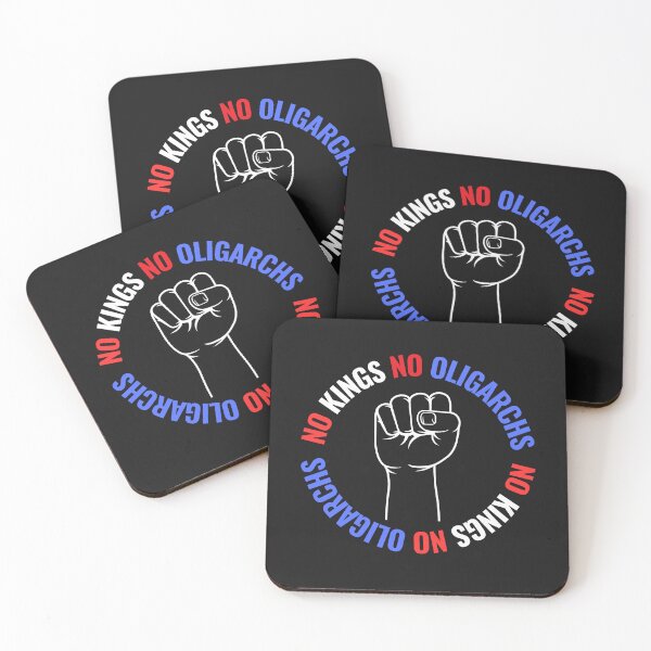 Item preview, no kings no oligarchs designed and sold by TEEJAMBOREE.